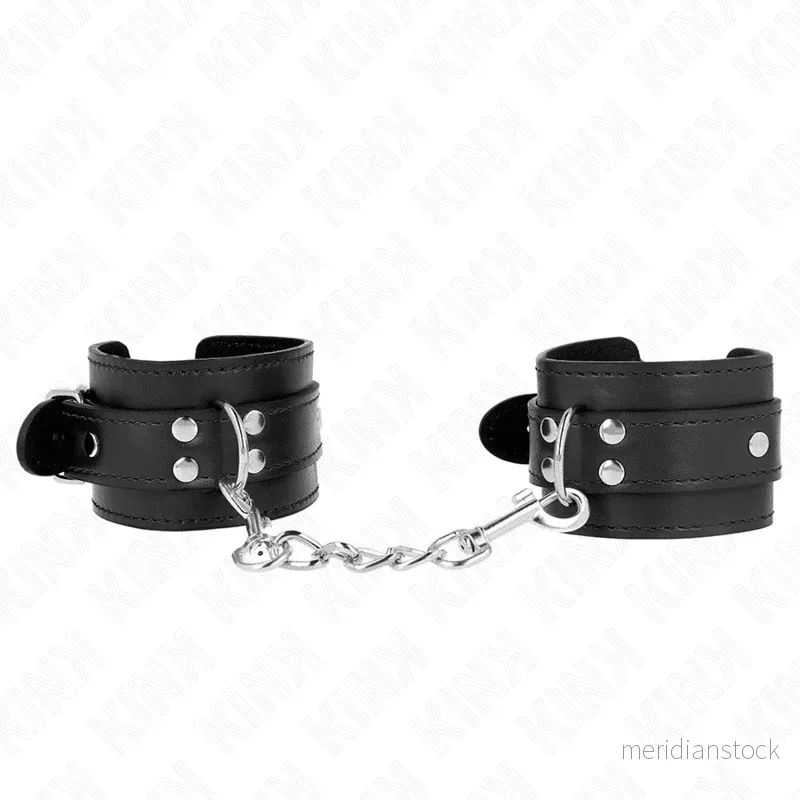 KINK - SIMPLE WRIST RESTRAINTS BLACK ADJUSTABLE 20-23 CM X 5.5 CM