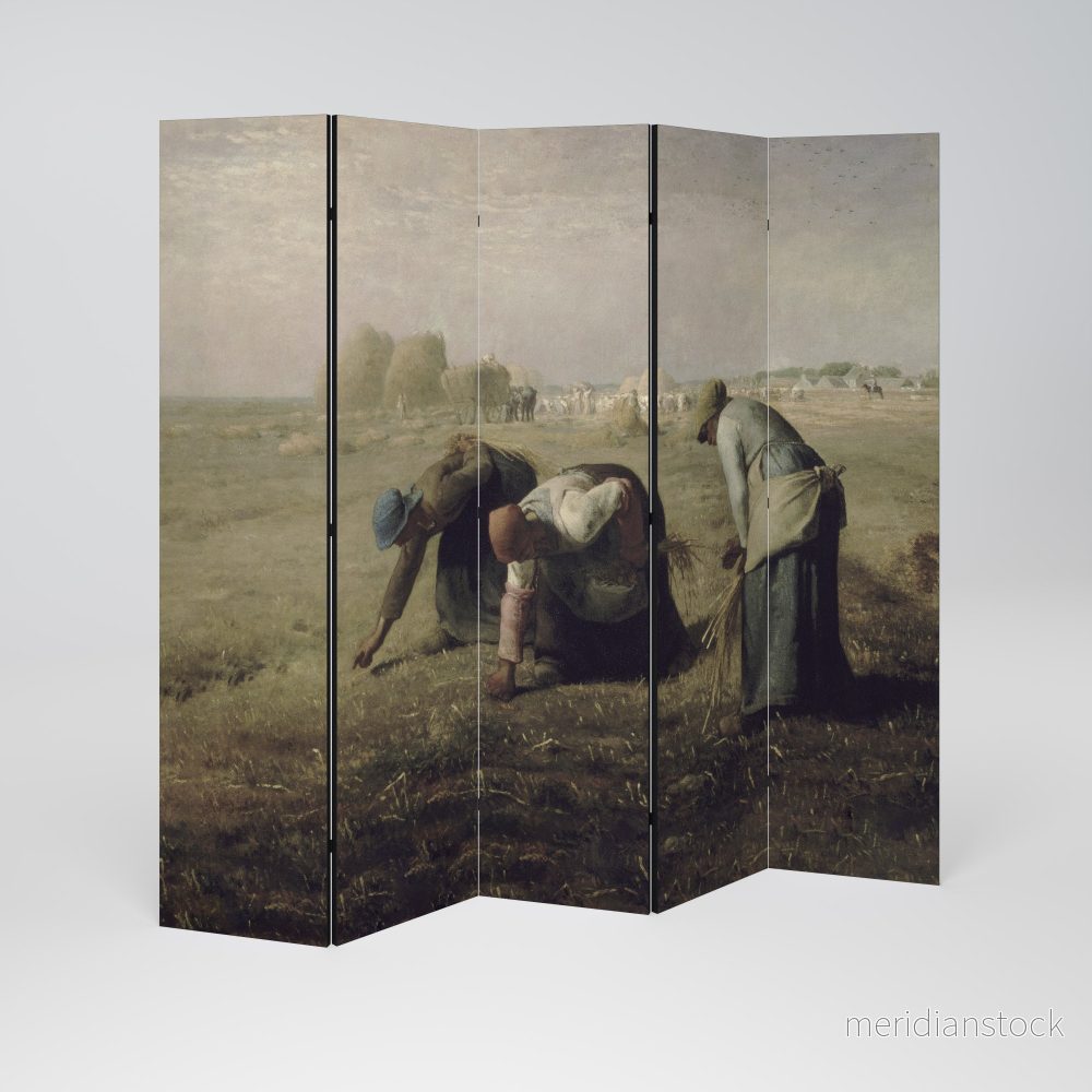 THE GLEANERS Dekorativ rumsavdelare – 5 paneler - Bild 2
