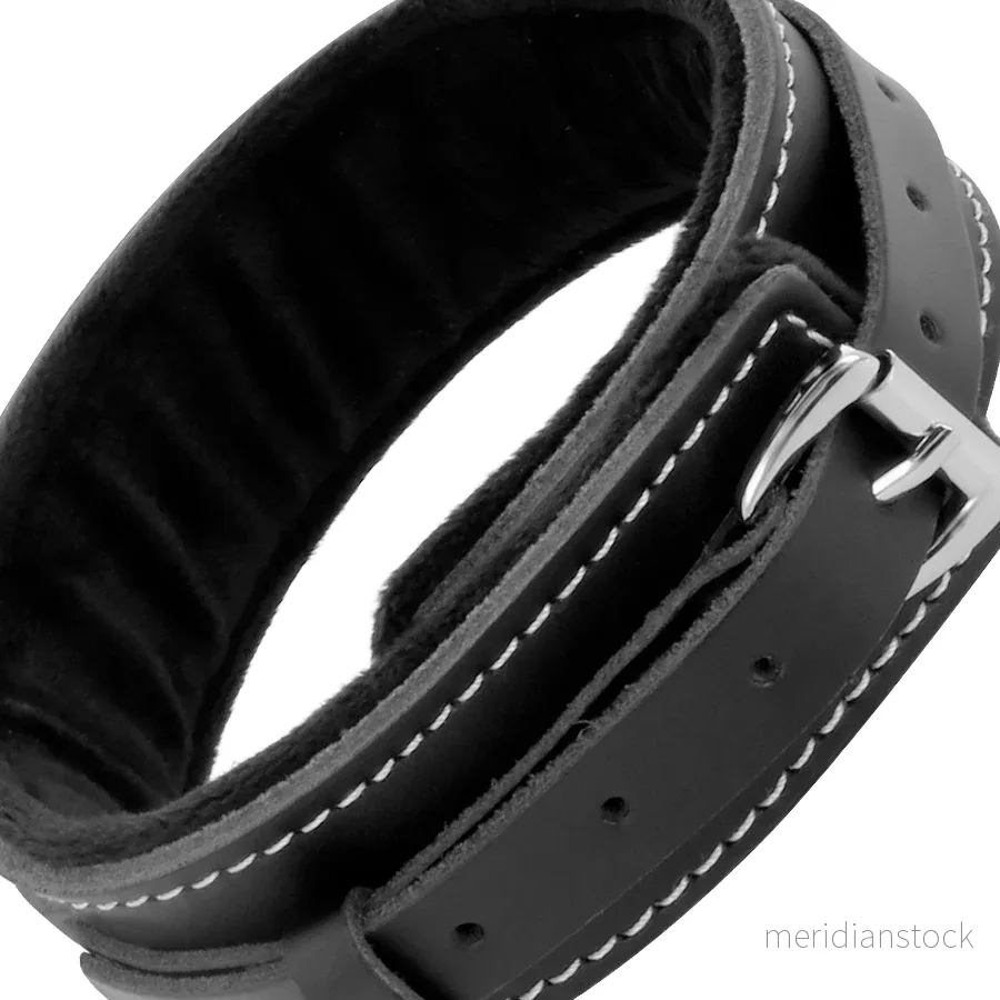 DARKNESS - HIGH QUALITY LEATHER NECKLACE WITH LEASH - Bild 3