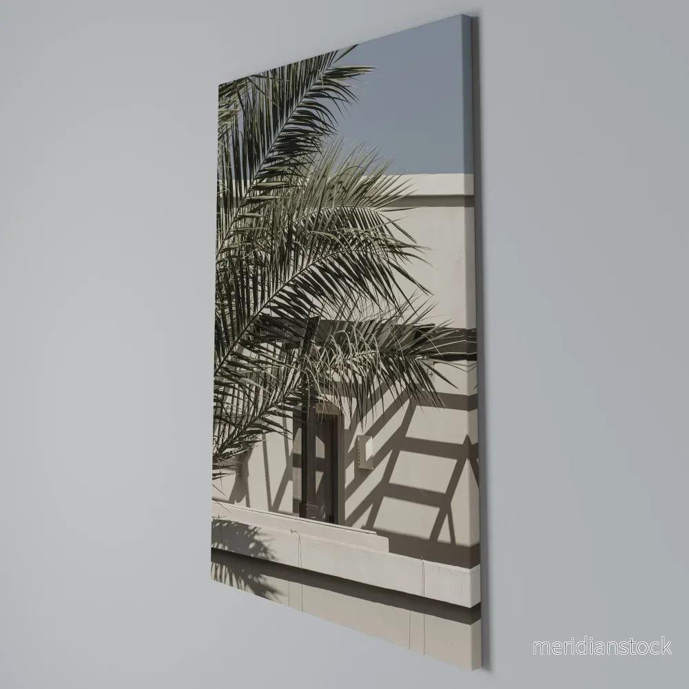 PALM SHADOW DANCE Vertical Canvas Print - Bild 3