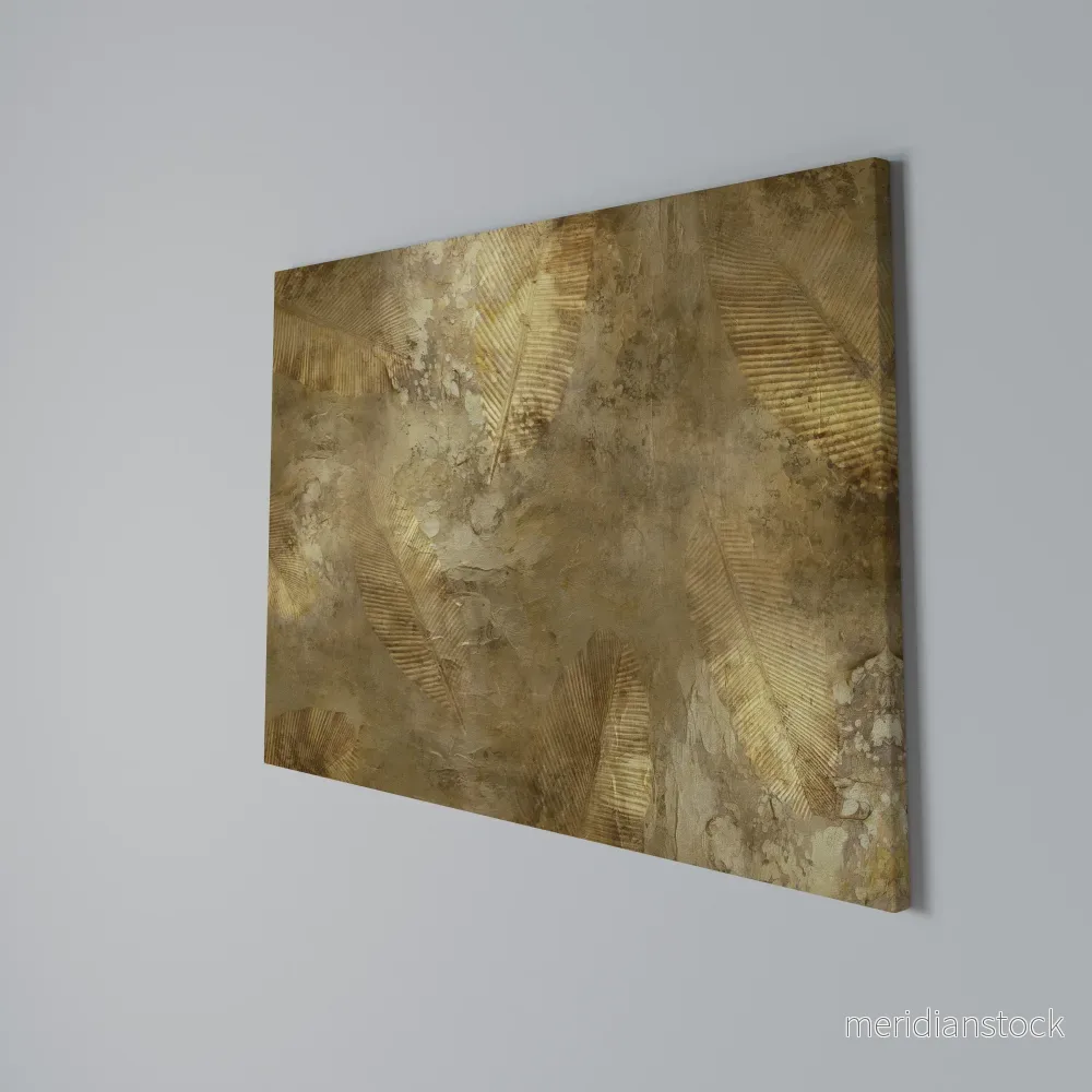 GILDED LEAF CASCADE Horizontal Canvas Print - Bild 3
