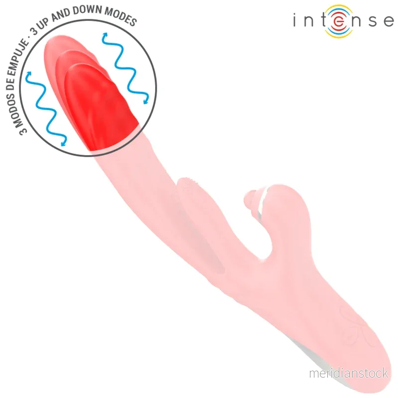 INTENSE - ROSALIA MULTIFUNCTION VIBRATOR 3 IN 1 RED - Bild 3