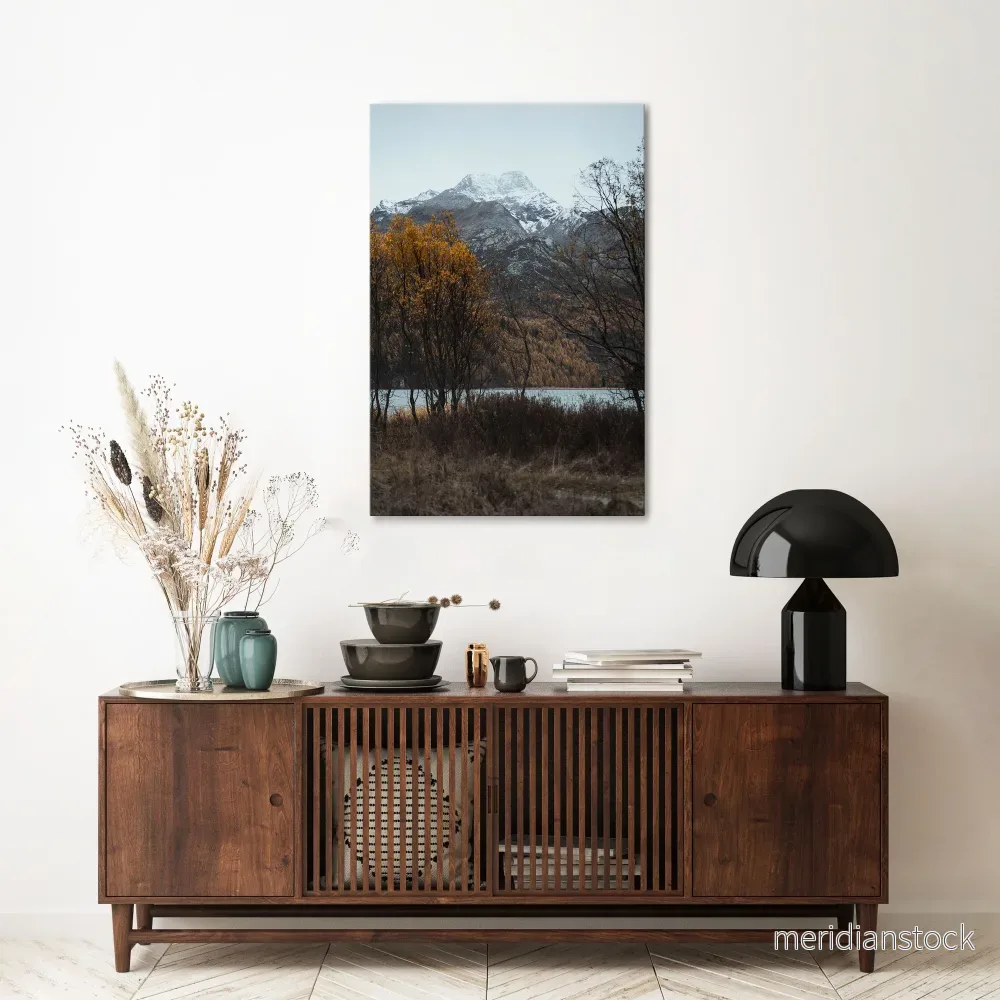 AUTUMN'S SILENT EMBRACE Vertical Canvas Print - Bild 2