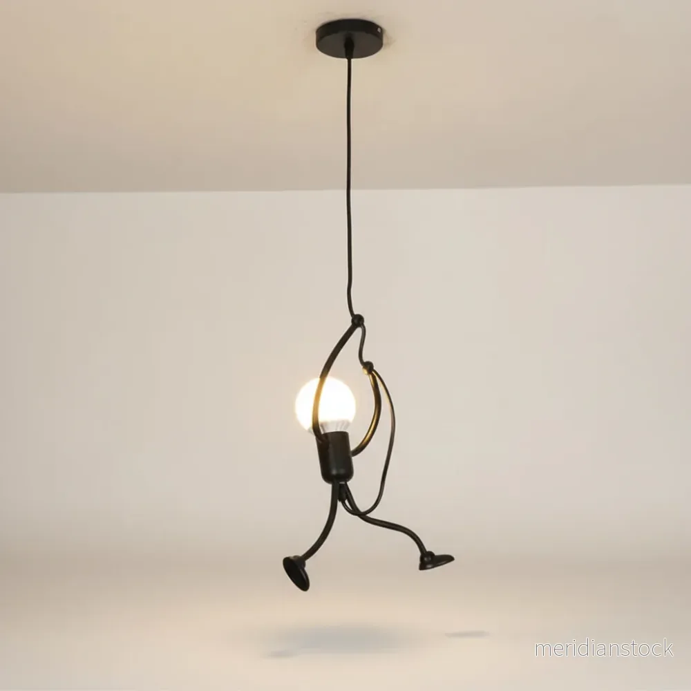 Lekfull dekorativ taklampa - HappyHanger - Bild 2