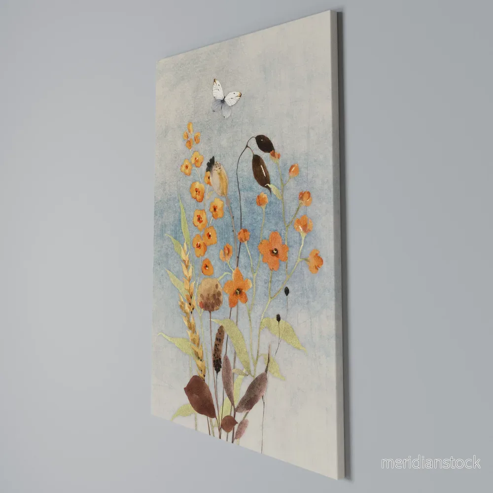 WHISPERS OF WILDFLOWERS Vertical Canvas Print - Bild 3