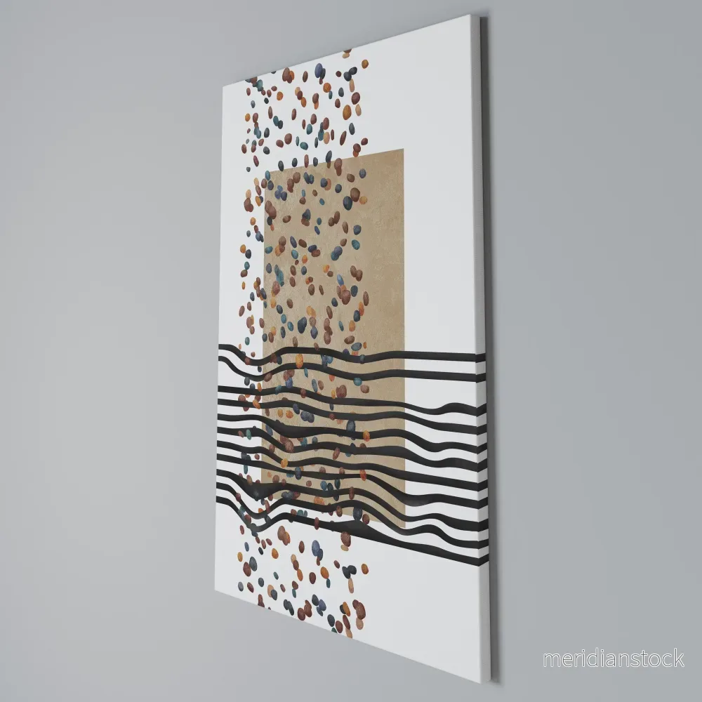 IMAGINARY RAIN Vertical Canvas Print - Bild 3