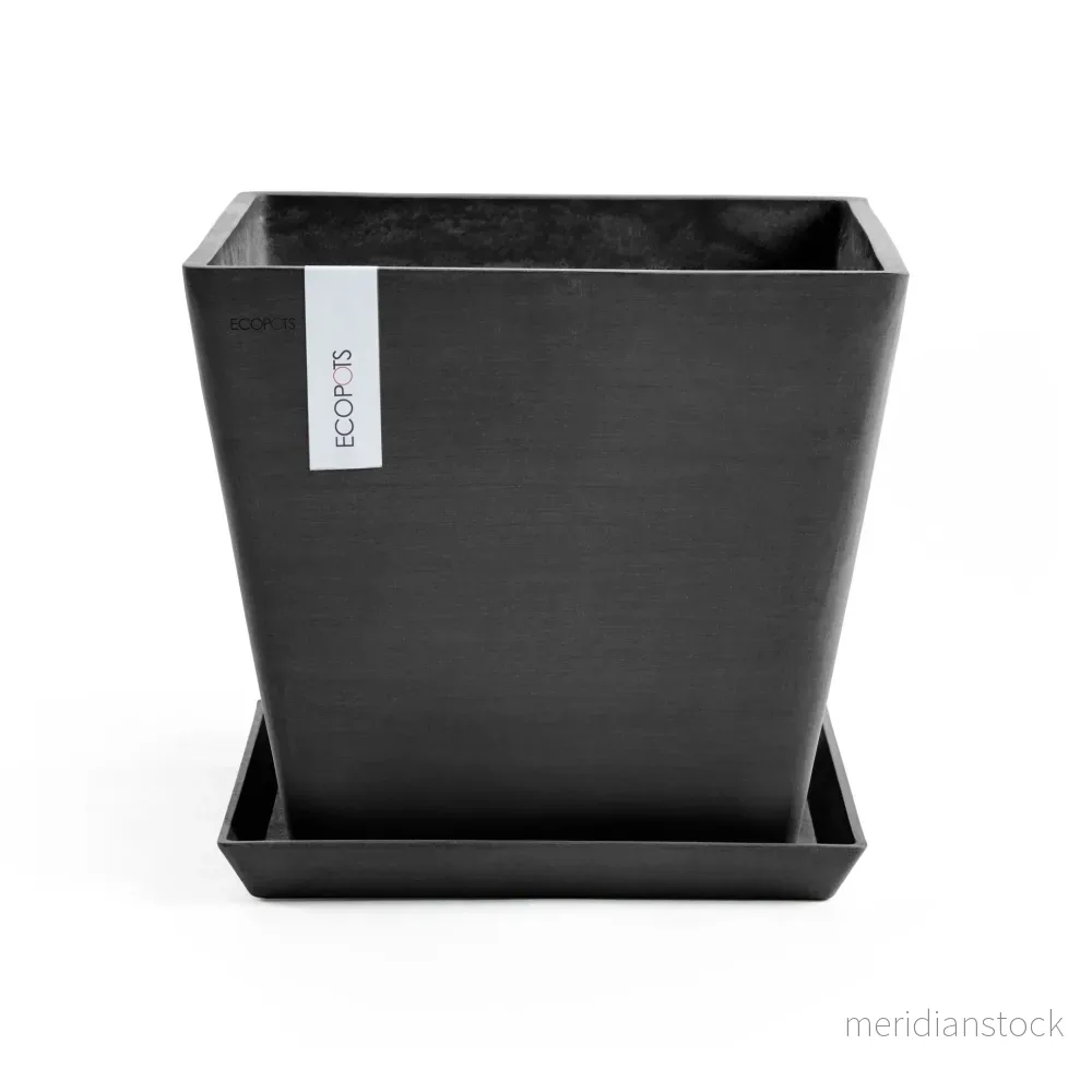 Kruka Rotterdam 40cm mörkgrå - Bild 3