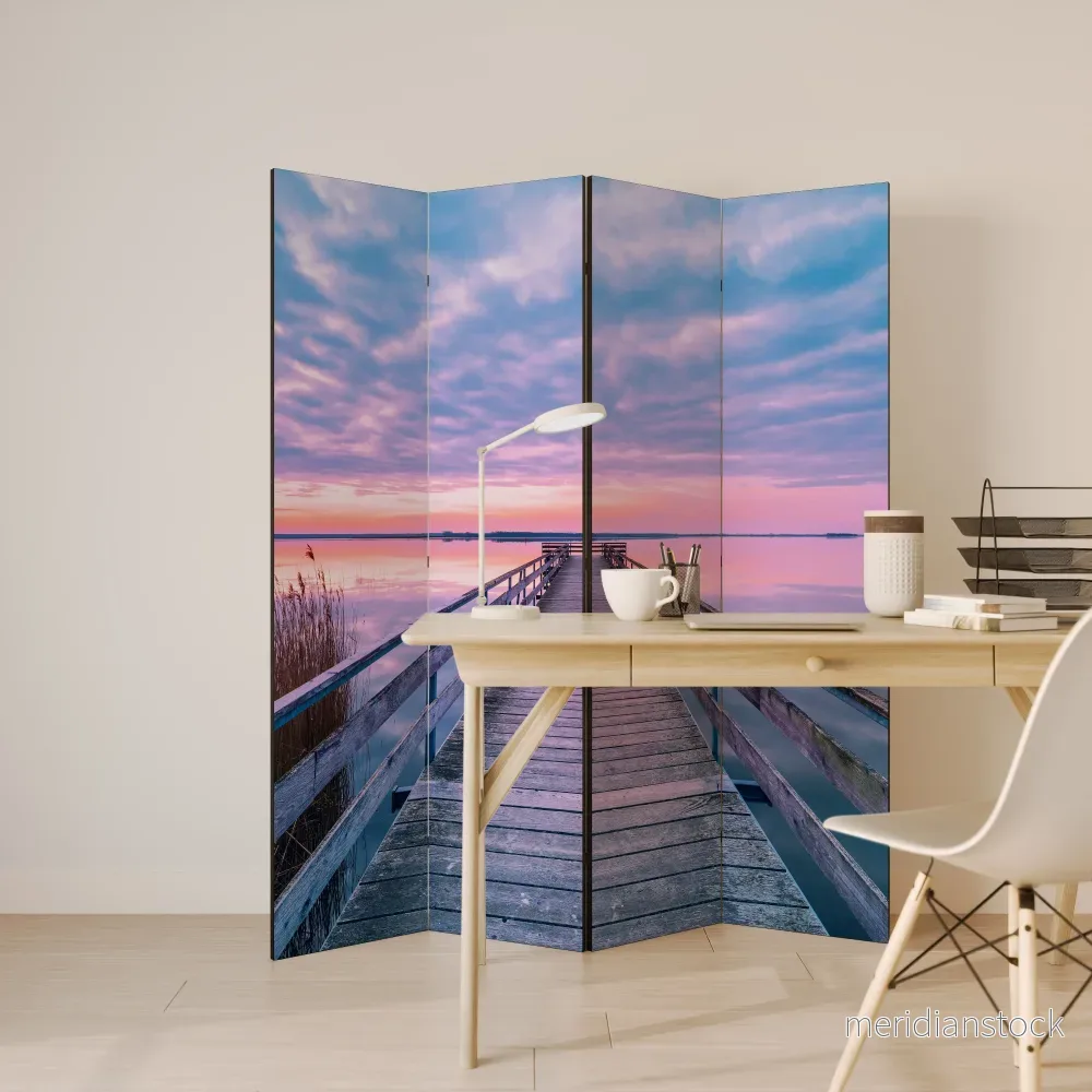 PASTEL PROMENADE Rumsavdelare 4 paneler - Bild 3