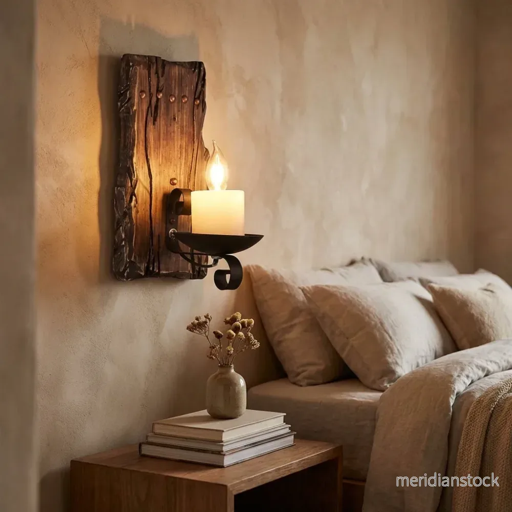 Vägglampa i vintagestil - Hearthleaf