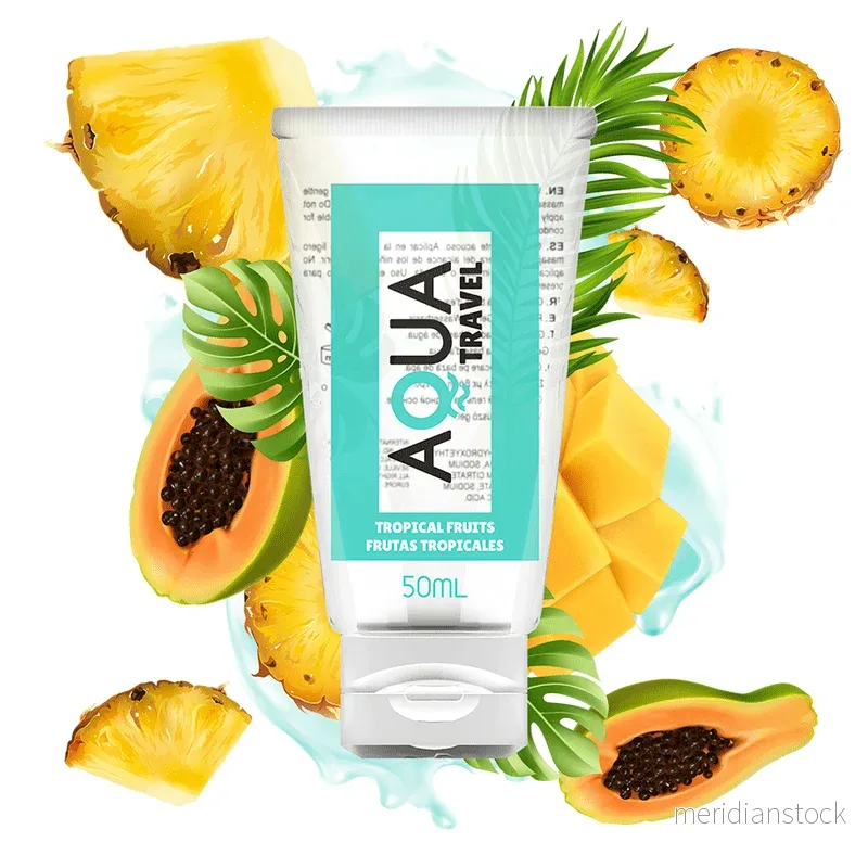 AQUA TRAVEL - FLAVOUR WATERBASED LUBRICANT TROPICAL FRUITS - 50 ML - Bild 2