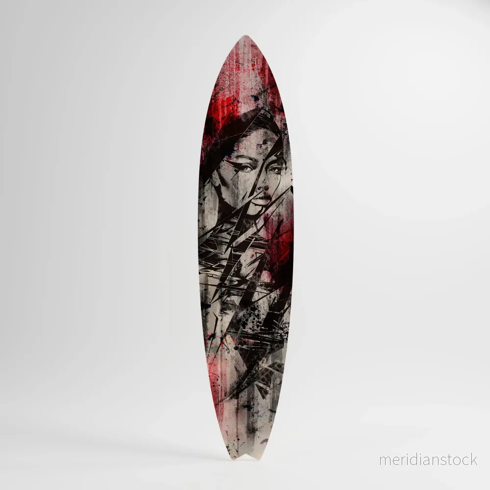CRIMSON ECHO Dekorativ Surfbräda CRIMSON ECHO Dekorativ Surfbräda