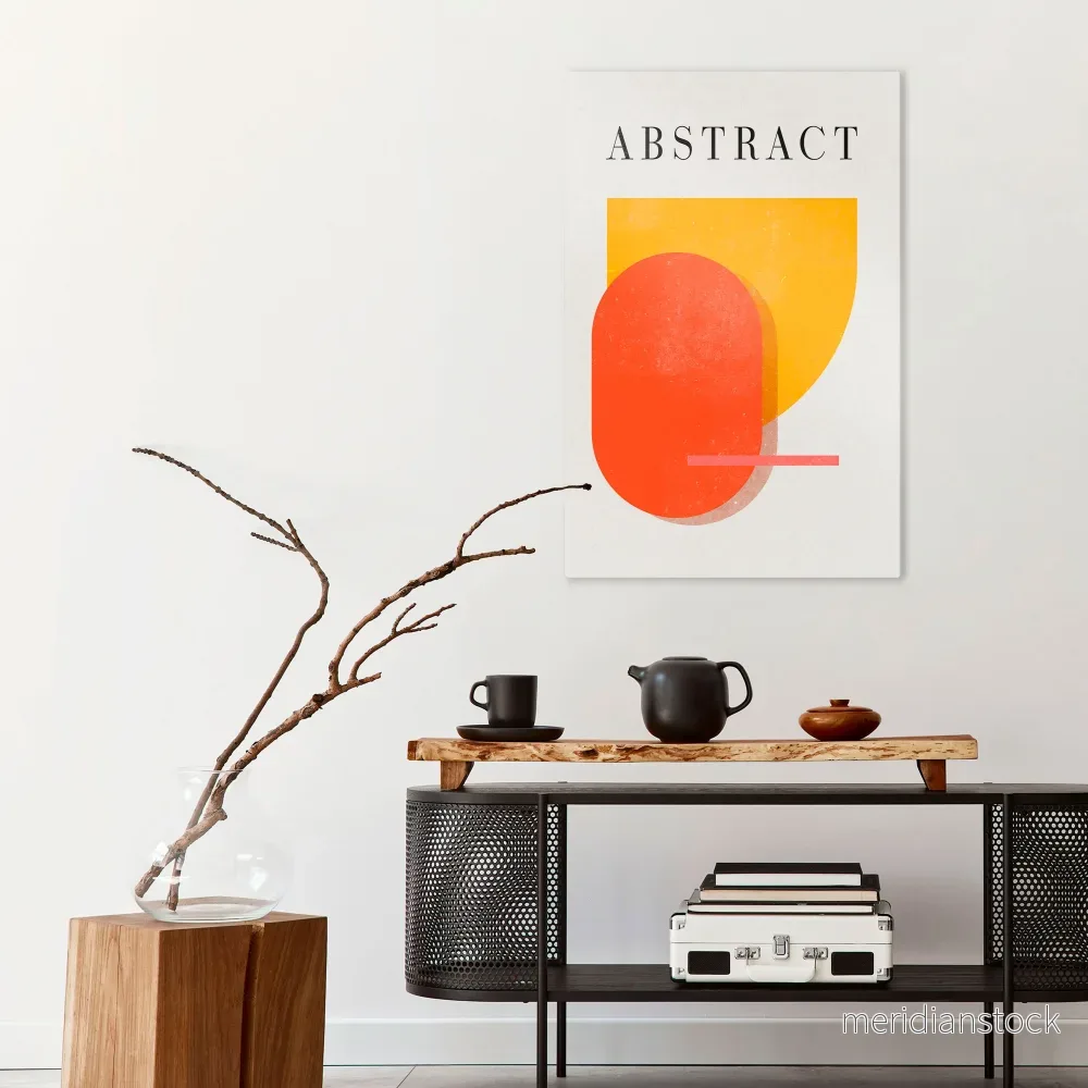 PLAYFUL COMPOSITION Vertical Canvas Print - Bild 2