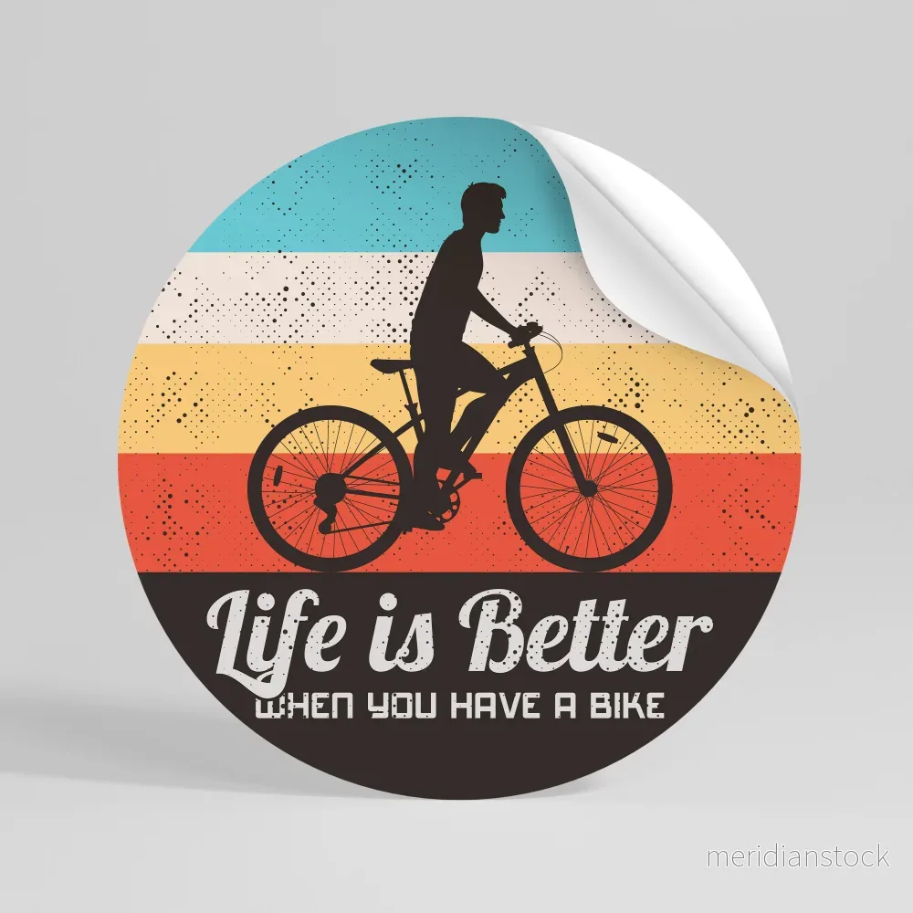 BETTER LIFE Rund väggdekal BETTER LIFE Rund väggdekal