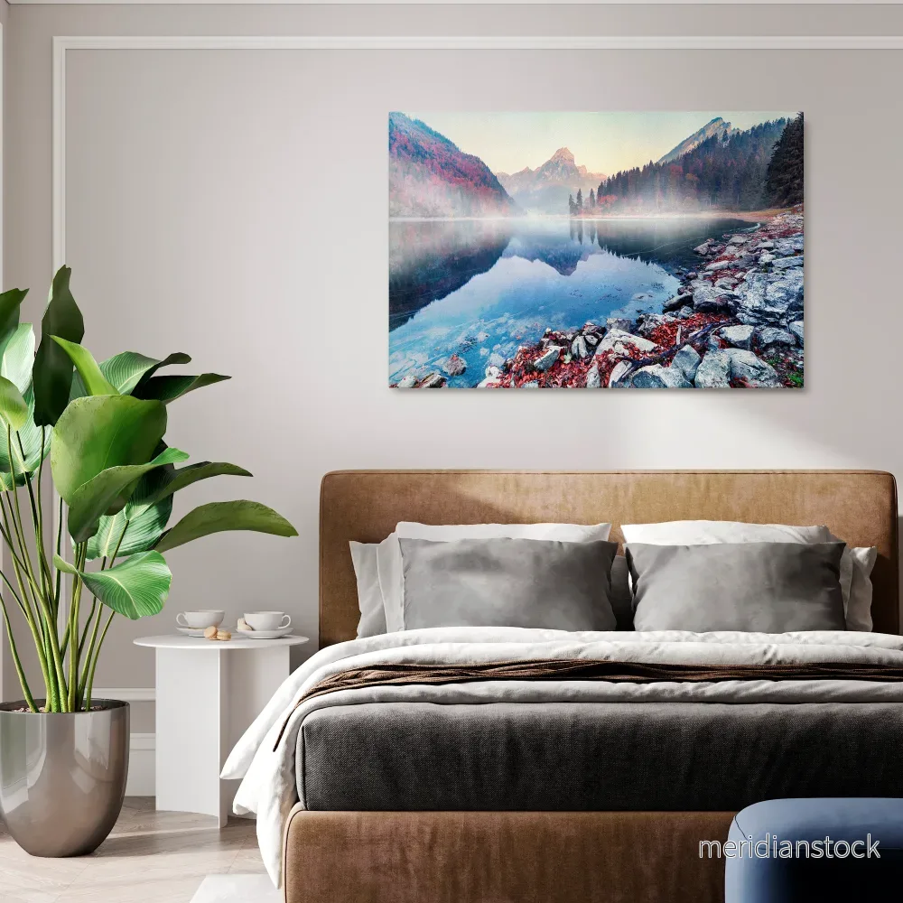 TRANQUIL WATERSCAPE Horizontal Canvas Print