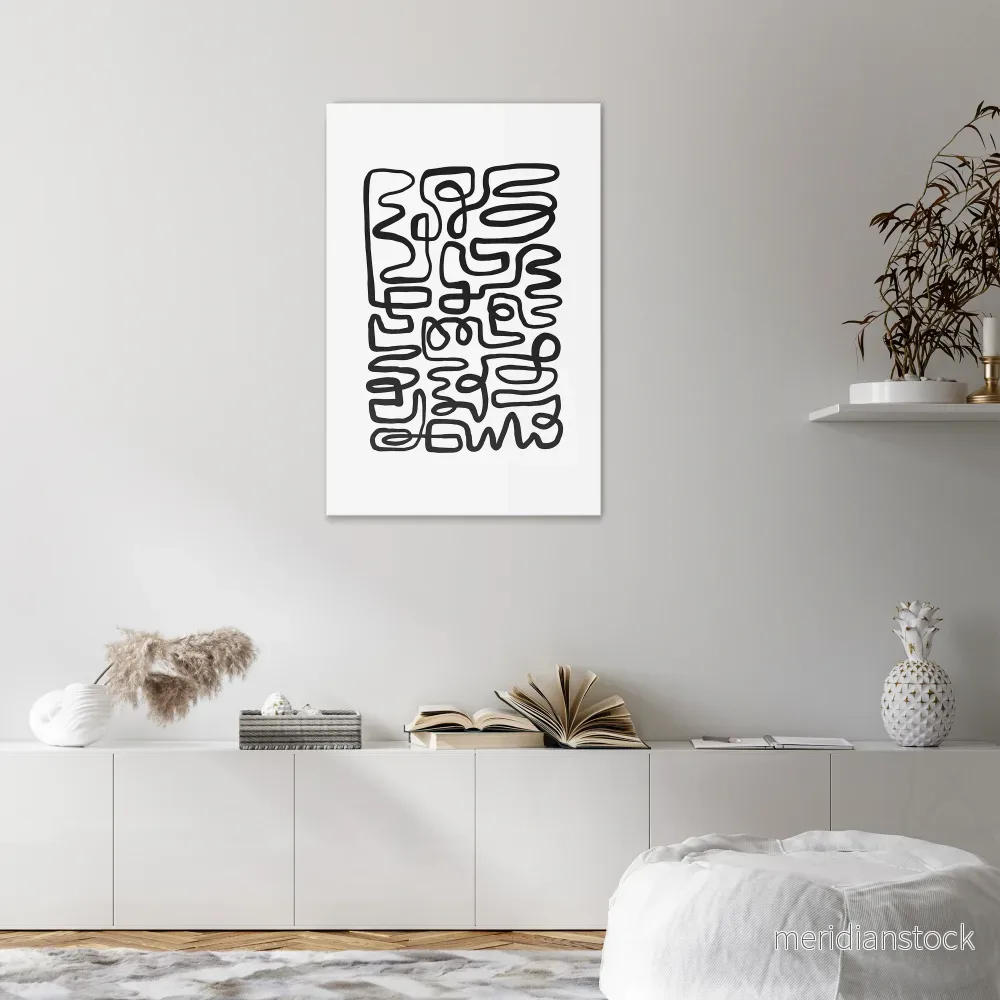 LOST IN THE ECHO Vertical Canvas Print