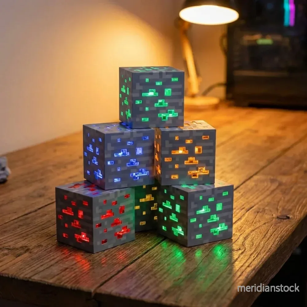 Modulär Pixelblock-lampa – Glowbrickz Modulär Pixelblock-lampa – Glowbrickz