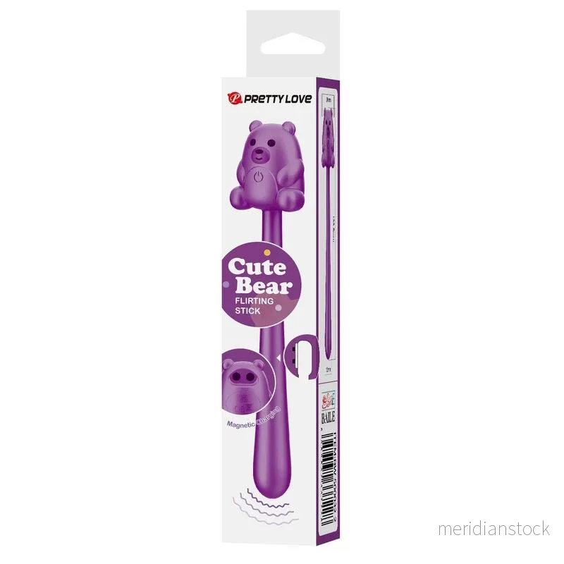 PRETTY LOVE - CUTE BEAR FLIRTING STICK RECHARGEABLE VIBRATOR - Bild 2