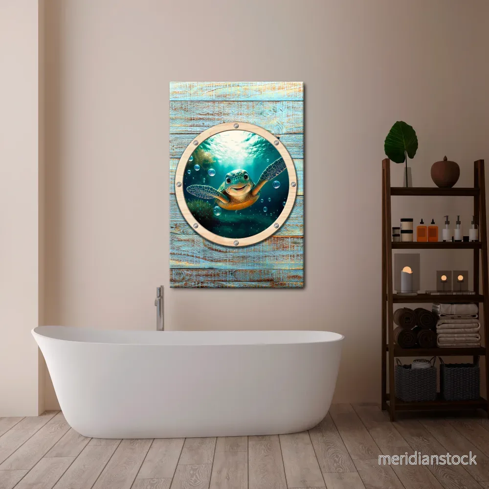 SEASIDE JOY Vertical Canvas Print - Bild 2