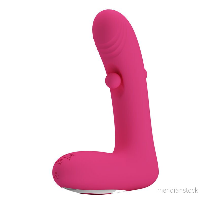 PRETTY LOVE - DUDEN RECHARGEABLE SILICONE VIBRATOR 12 VIBRATION MODES AND 3 ROCKING MODES PINK - Bild 3