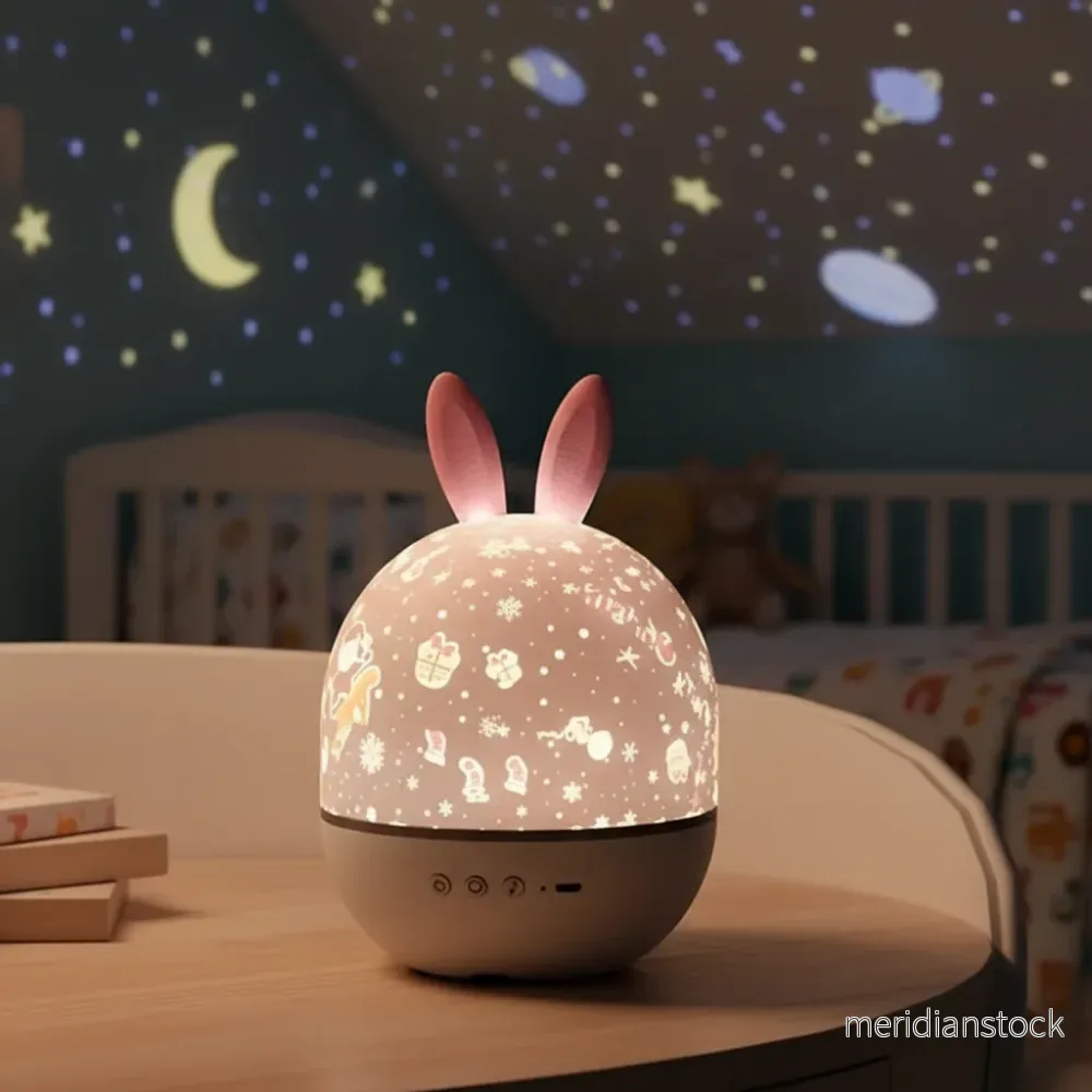 Barnrum stjärnprojektor plast – Moonbunny Barnrum stjärnprojektor plast – Moonbunny