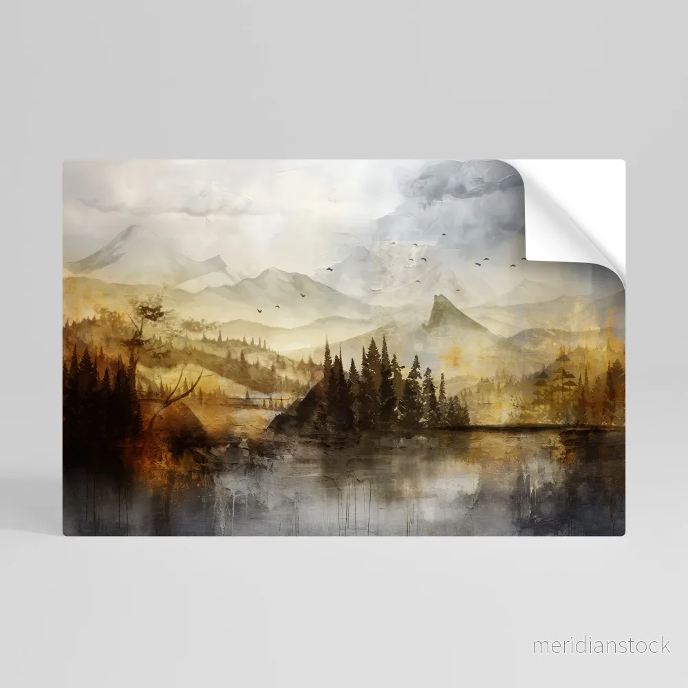 AUTUMN AURA Självhäftande Horisontell Poster - Bild 2
