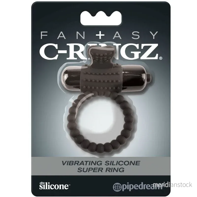 FANTASY C-RINGZ - BLACK SILICONE VIBRATING RING - Bild 2