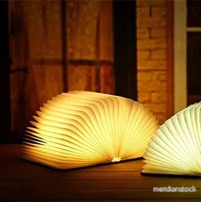 Fällbar boklampa med varmt LED-ljus - StoryGlow - Bild 3