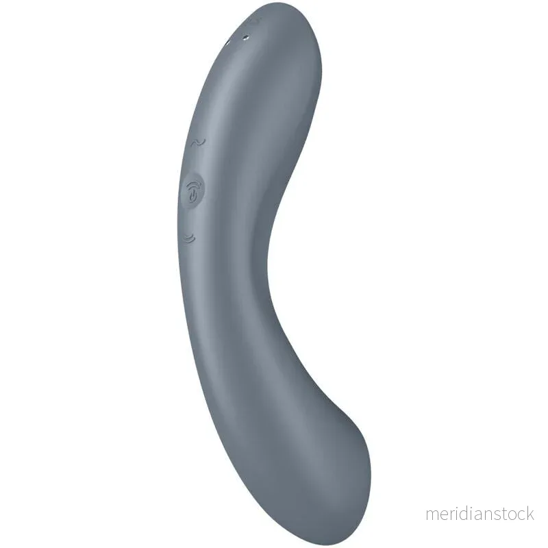 SATISFYER - CURVE TRINITY 1 AIR PULSE VIBRATION RED - Bild 2