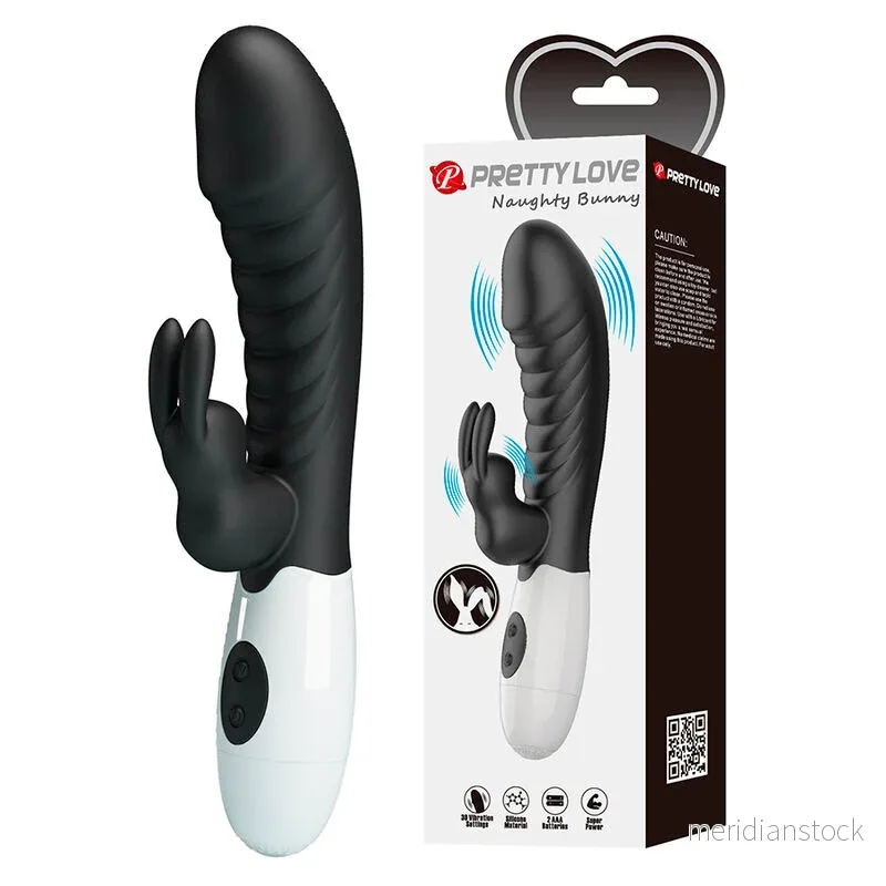 PRETTY LOVE - NAUGHTY BUNNY 30 FUNCTION RABBIT VIBRATOR BLACK - Bild 2
