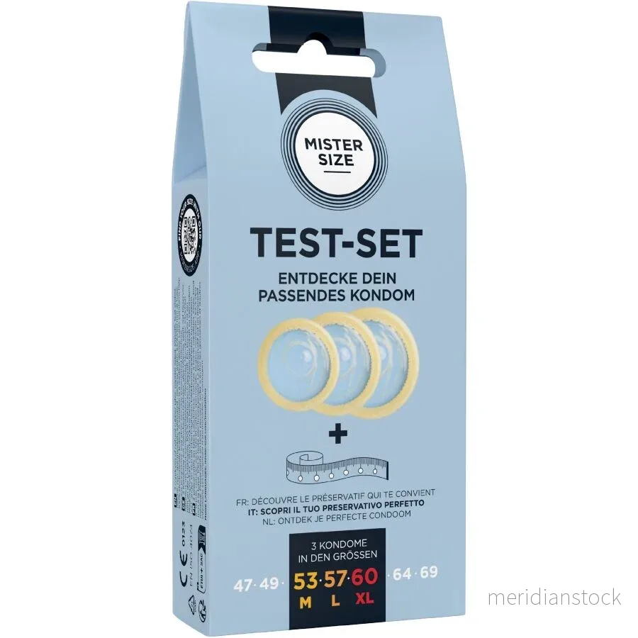 MISTER SIZE - TEST SET 3 DIFFERENT SIZED CONDOMS + MEASURING TAPE - Bild 2