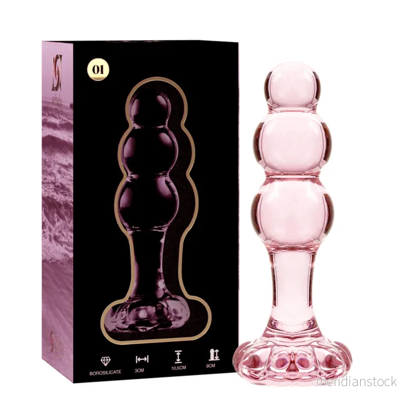 NEBULA SERIES BY IBIZA - MODEL 1 ANAL PLUG BOROSILICATE GLASS CLEAR 10.5 CM -O- 3 CM - Bild 2