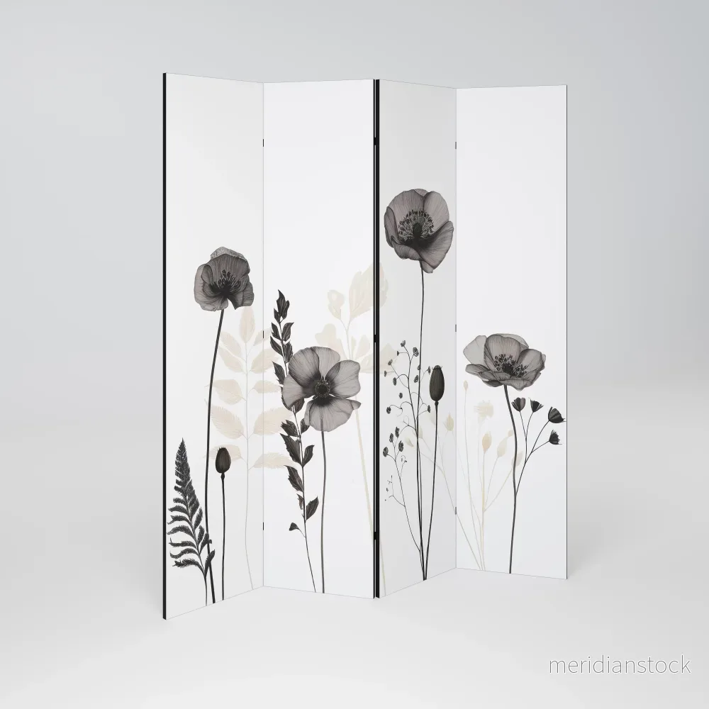 POPPY ALLURE Rumsavdelare 4 paneler