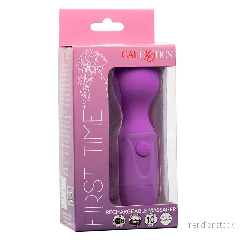 CALEXOTICS - FIRST TIME RECHARGEABLE MASSAGER 10 VIBRATIONS PURPLE - Bild 3