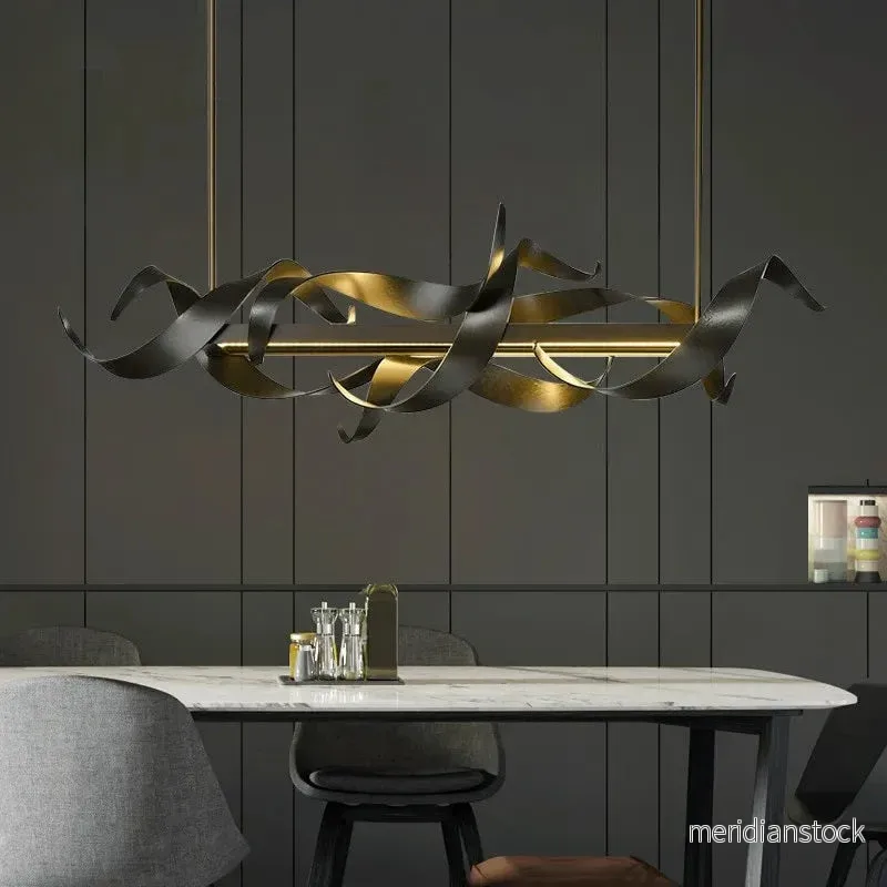 Ljuskrona LED Clair Obscur – modern konstnärlig taklampa Ljuskrona LED Clair Obscur – modern konstnärlig taklampa