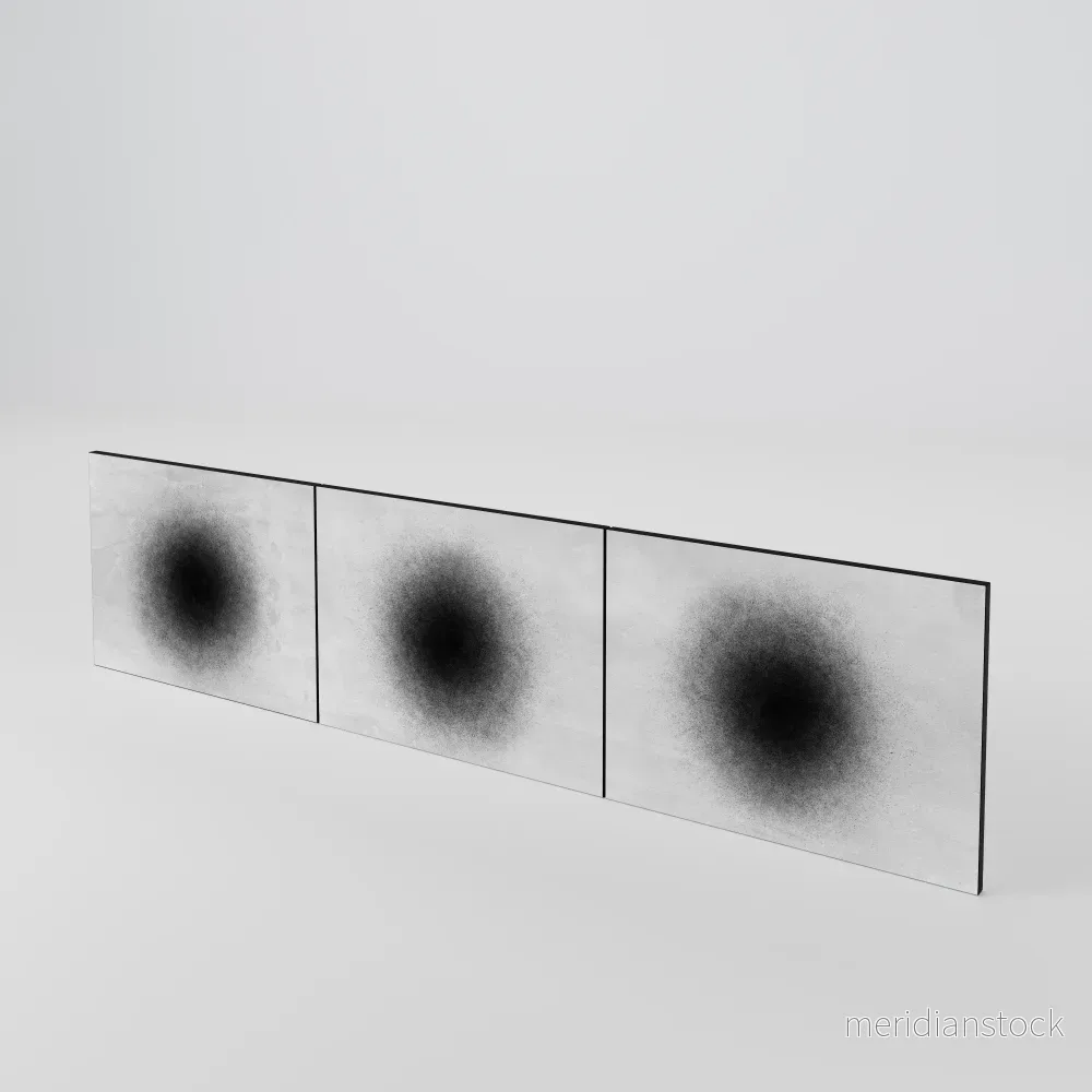 BLACK HOLE Luckset med 3 dörrar till TV-bänk - Bild 2