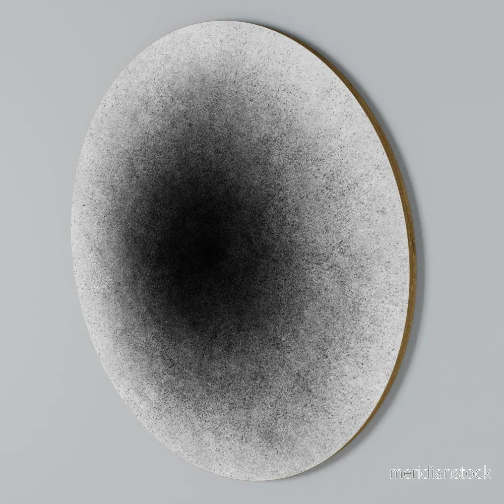 BLACK HOLE Rund väggdekor