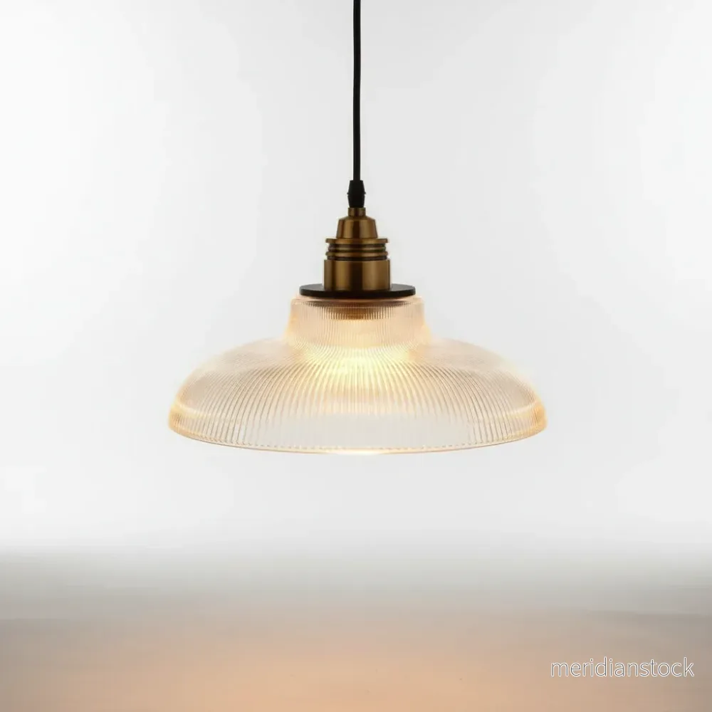 Modern pendellampa i metall och glas - AmbiGlow - Bild 2