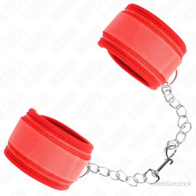 KINK - NEOPRENE WRIST RESTRAINTS RED 42 X 5 CM - Bild 2