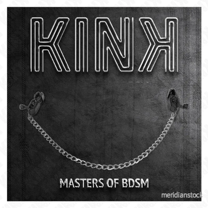 KINK - FLAT CHAIN NIPPLE CLAMPS SILVER 30 CM - Bild 2