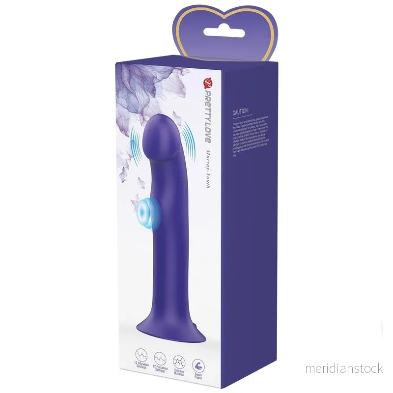 PRETTY LOVE - MURRAY YOUTH VIBRATING DILDO & RECHARGEABLE VIOLET - Bild 2