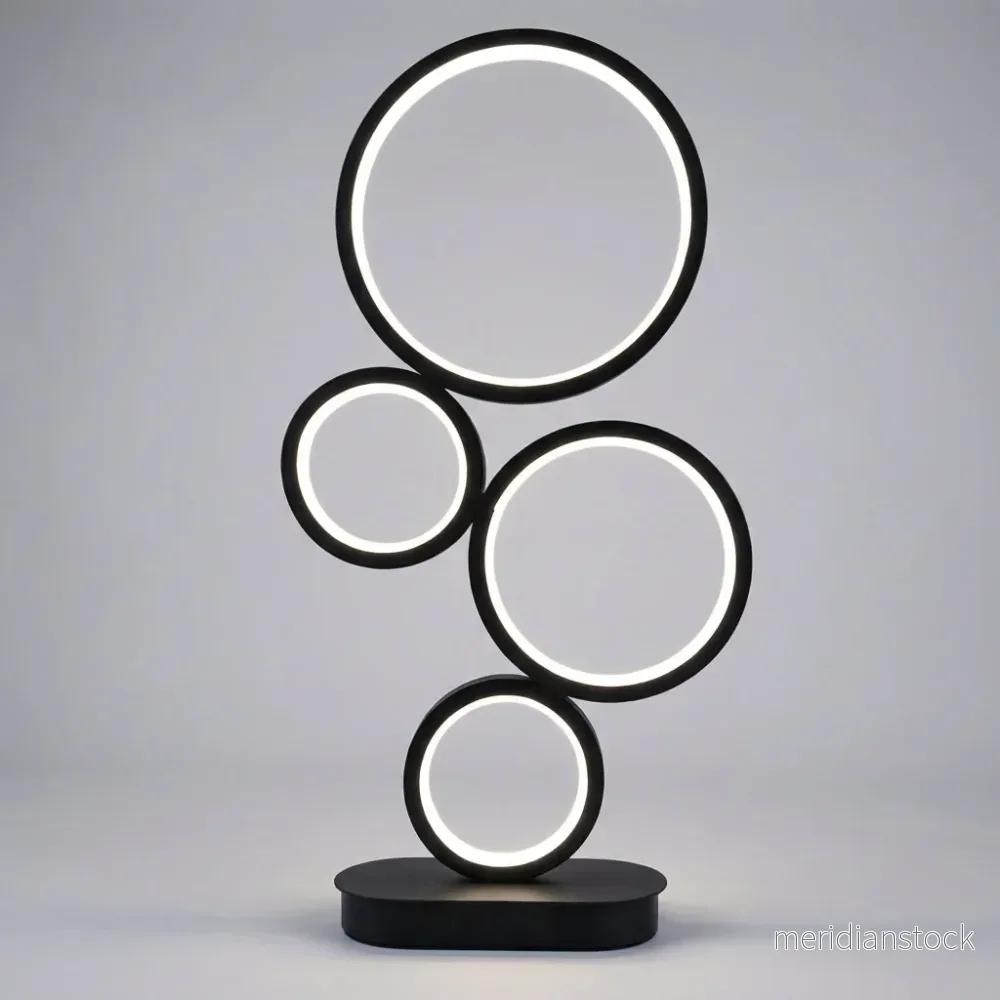 Modern ringformad bordslampa - Rondora - Bild 2
