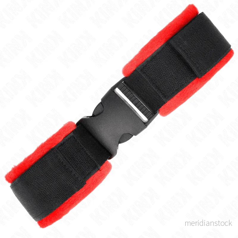 KINK - NYLON BIND HOOK&LOOP WRIST RESTRAINTS BLACK MODEL 1 AJDUSTABLE 25-35 CM X 6 CM - Bild 2