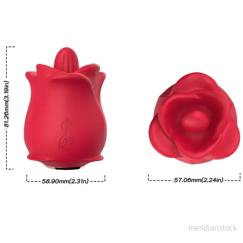ARMONY - ROSE 10 MODES LICKING CLIT VIBRATOR RED - Bild 3
