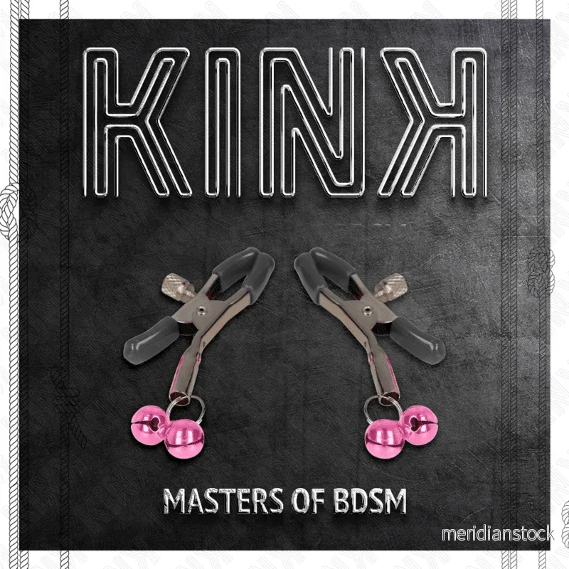 KINK - DOUBLE BELL NIPPLE CLAMP PINK 6 CM - Bild 2