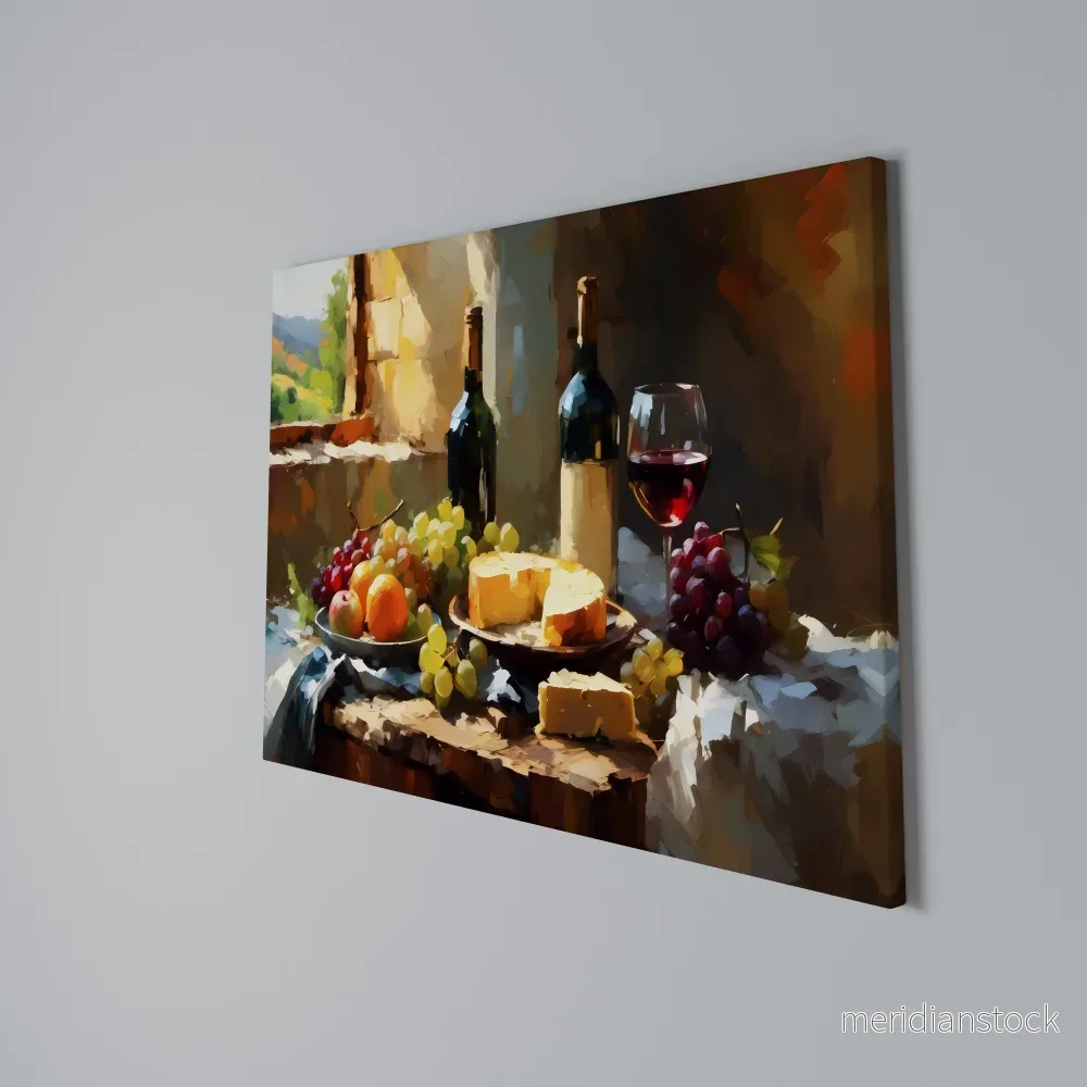 VINTAGE VINEYARD LUXURY Horizontal Canvas Print - Bild 3