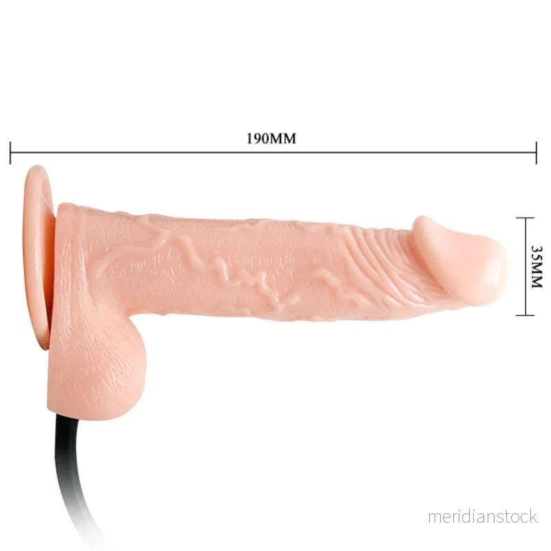 DANCE - REALISTIC INFLATABLE DILDO WITH SUCTION CUP 15 CM - Bild 2