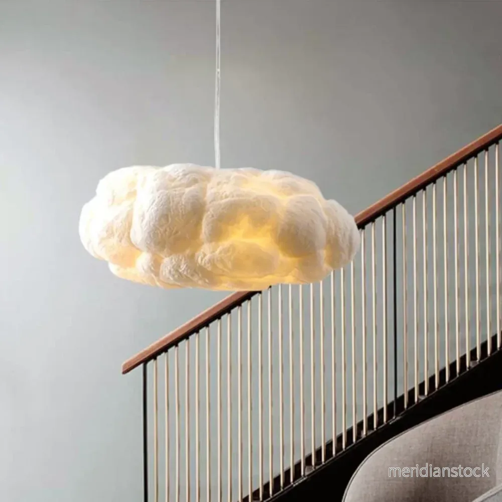 Design Cloud LED-hänglampa vit PVC/bomull - Nimbus - Bild 3