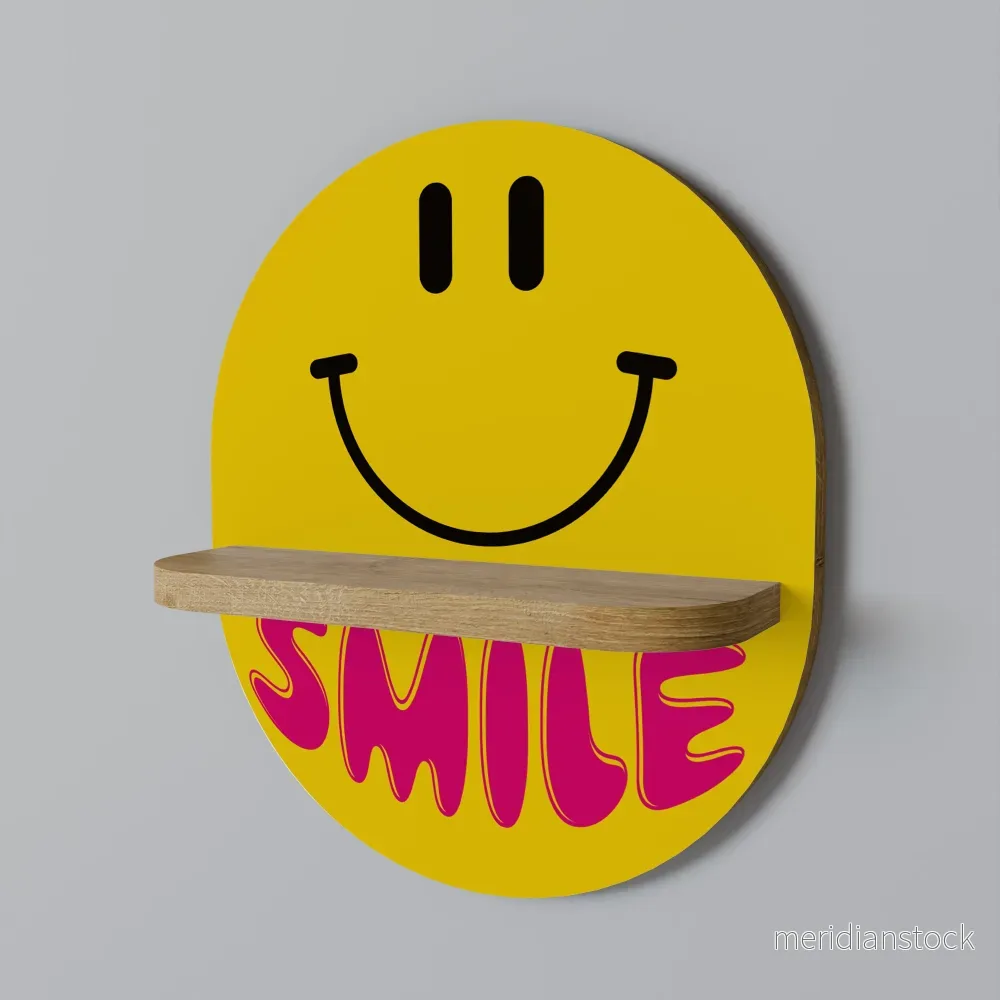KEEP SMILING Dekorationshylla