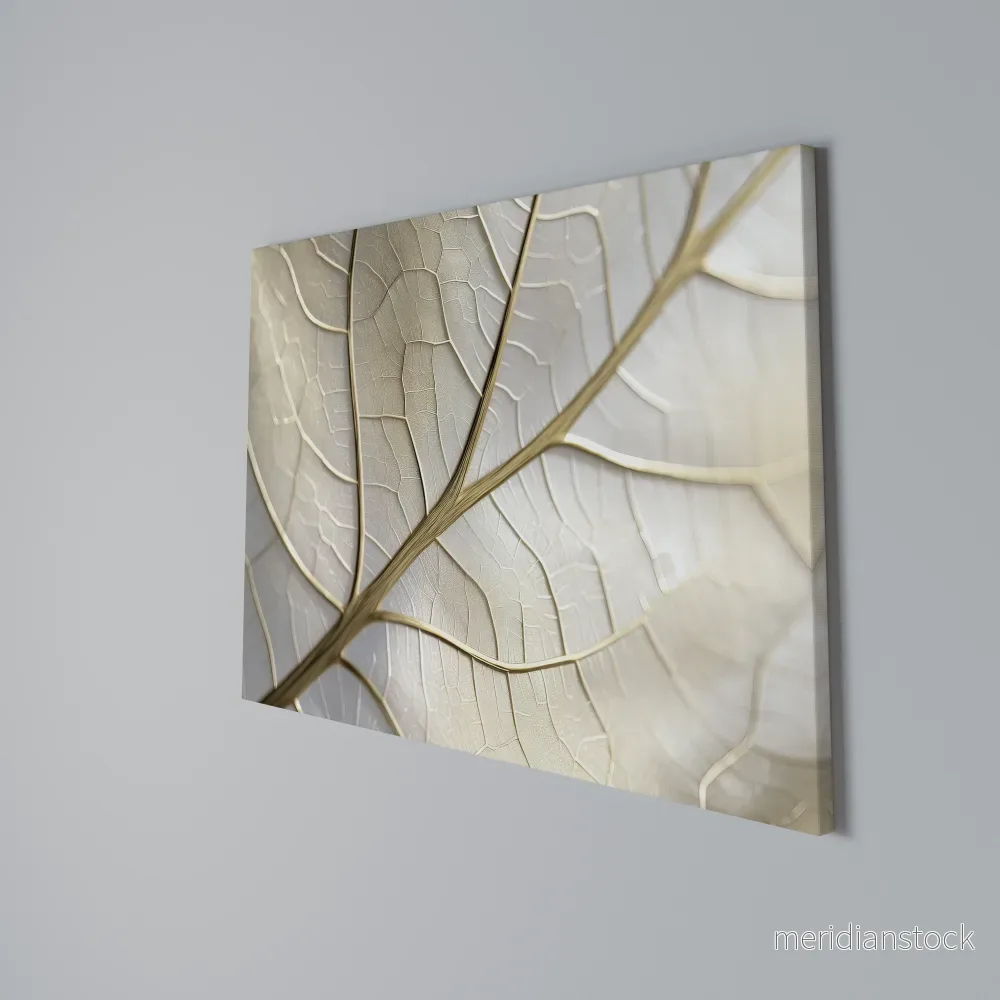 GOLDEN LEAF WHISPERS Horizontal Canvas Print - Bild 3