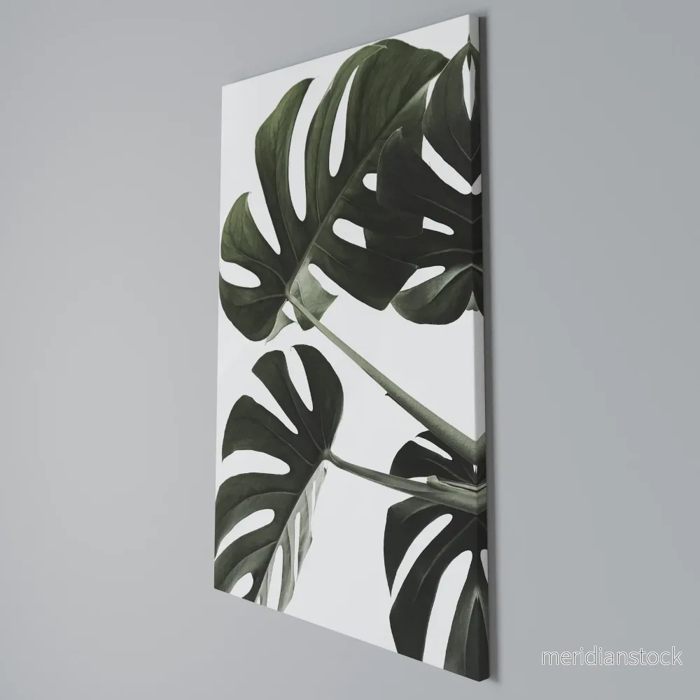 FOLIAGE FUSION Vertical Canvas Print - Bild 3